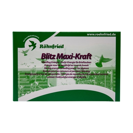 Rohnfried Blitz Maxi Kraft Pillen - preparat kondycyjny dla gołębi | Mojgolab.pl