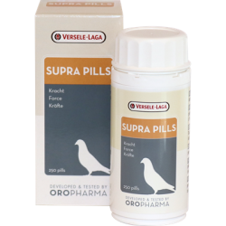 Versele Laga Supra Pills 250 tabletek - tabletki wzmacniające dla gołębi