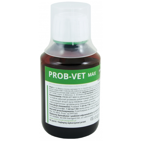 CENTRUM ZDROWIA GOŁĘBI Prob-Vet Max 125ml - nowoczesny probiotyk